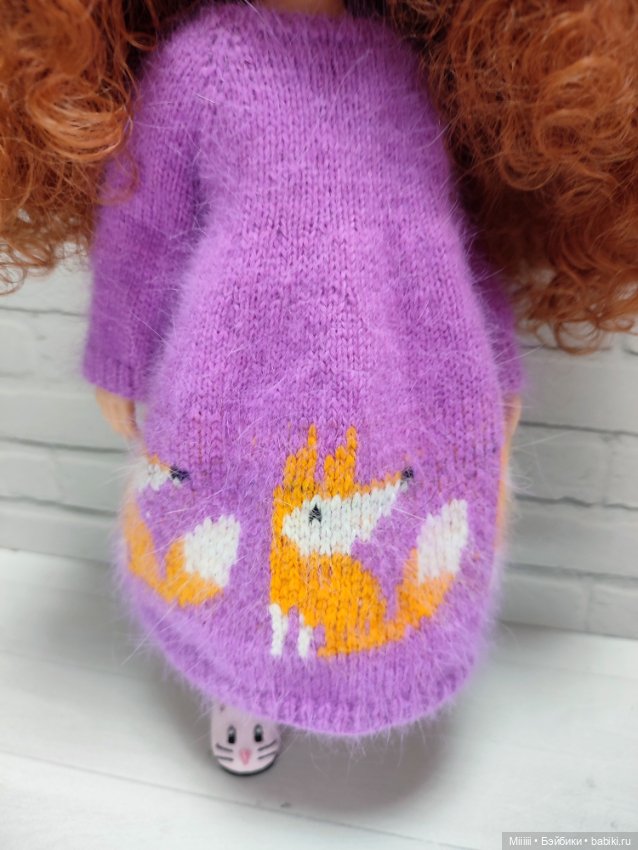 Платье Лисички для кукол Паола Рейна Paola Reina (фото 7)