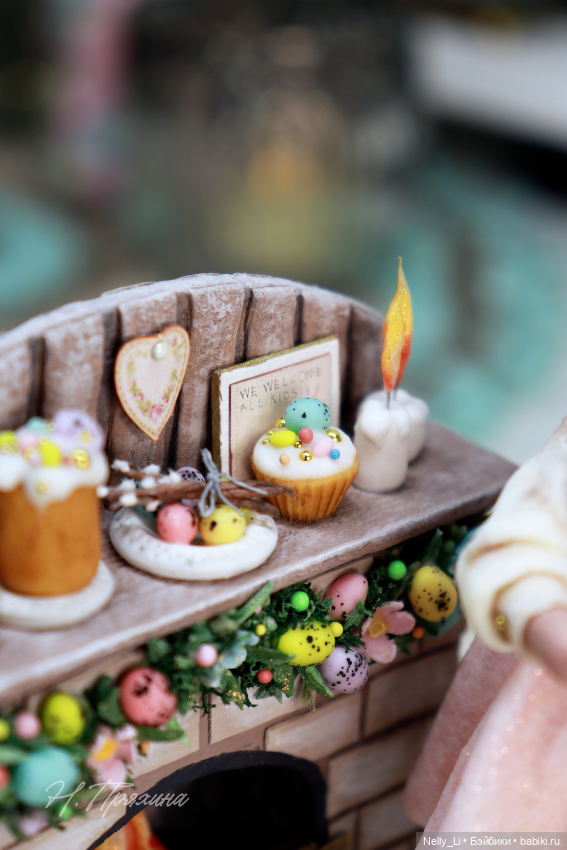 Пасхальное чудо. Интерьерная ватная игрушка (фото 3)