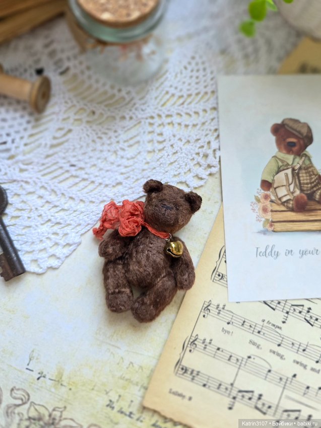 Мишка тедди миниатюра — Авторские игрушки (фото 4)