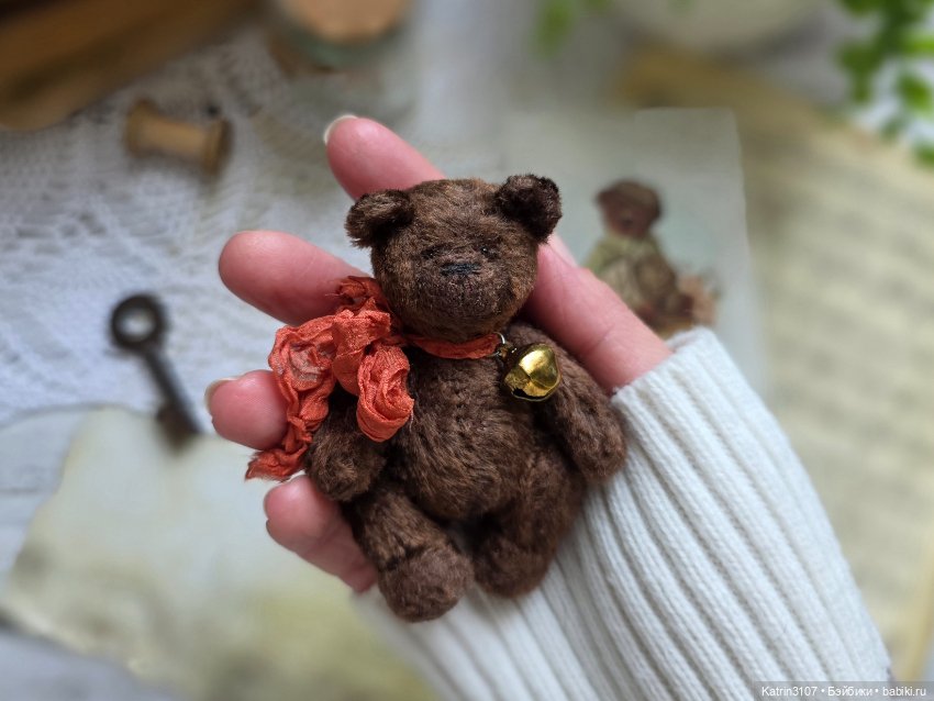 Мишка тедди миниатюра — Авторские игрушки (фото 2)