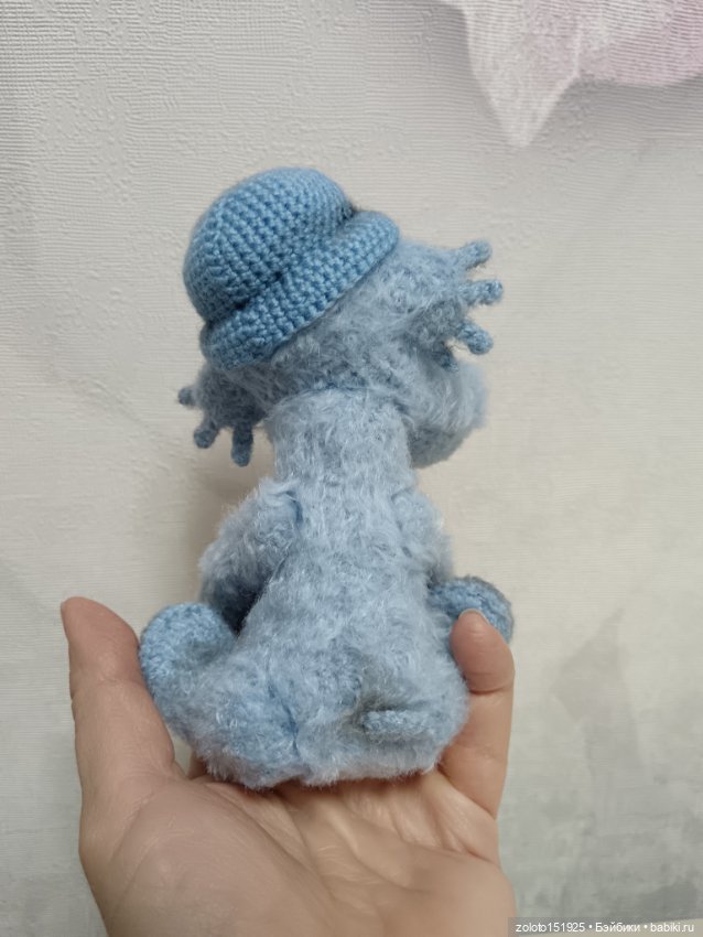 Голубой щенок — Авторские игрушки (фото 4)
