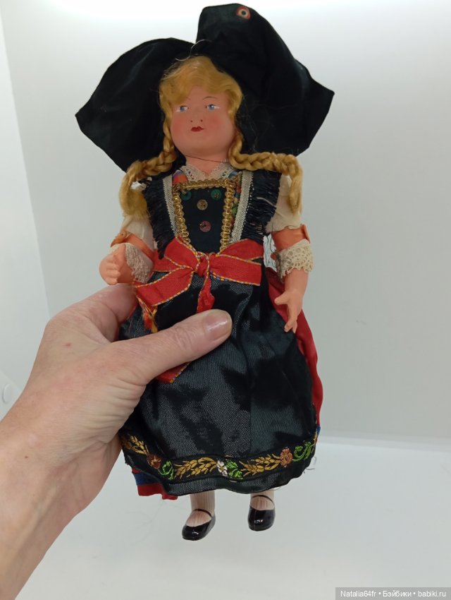 Petitcollin кукла из целлулоида Франция 27 см 50х годов (фото 8)