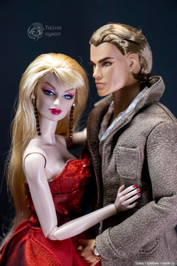 Красное коктейльное платье для Integrity Toys