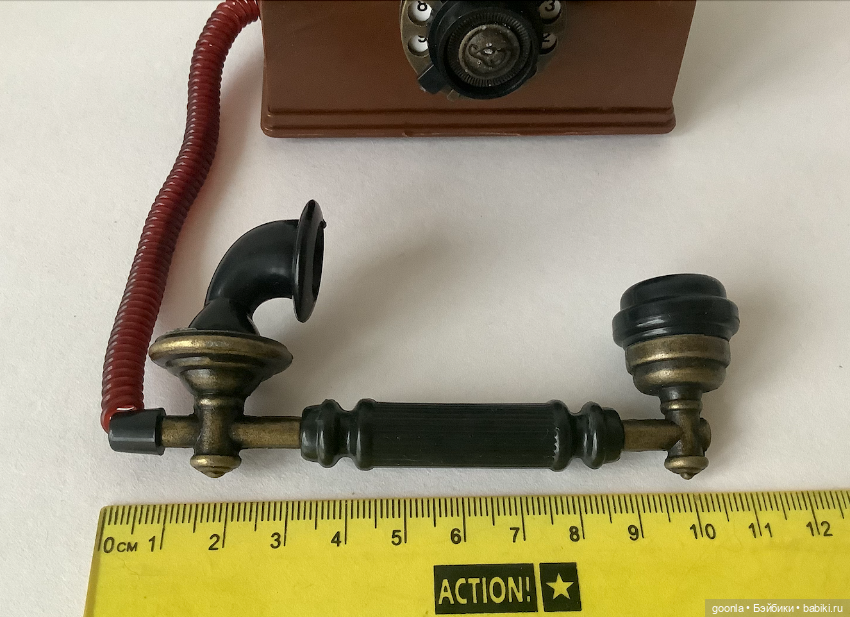 Ретро телефон для больших кукол (фото 4)