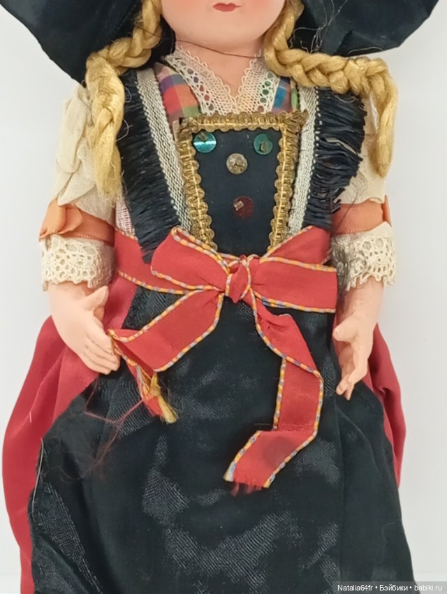 Petitcollin кукла из целлулоида Франция 27 см 50х годов (фото 2)