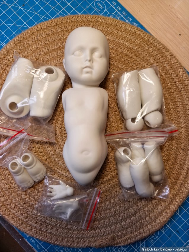 Фарфоровая заготовка — Тела и головы для кукол