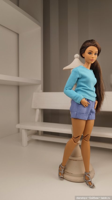 Два комплекта для Барби пышка шорты юбка (фото 8)
