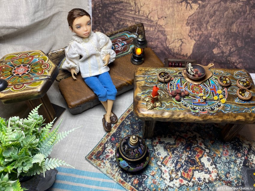 Мебель в бурятском стиле - ручная роспись (фото 8)