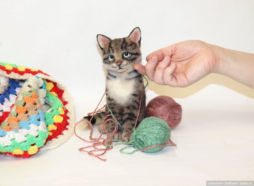 Котенок — Авторские игрушки