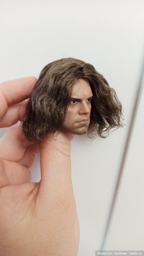 Голова экшен 1/6 Баки Барнс (фото 3)