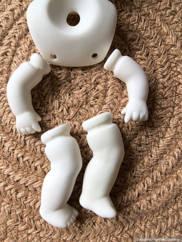 Фарфоровая заготовка — Тела и головы для кукол (фото 4)