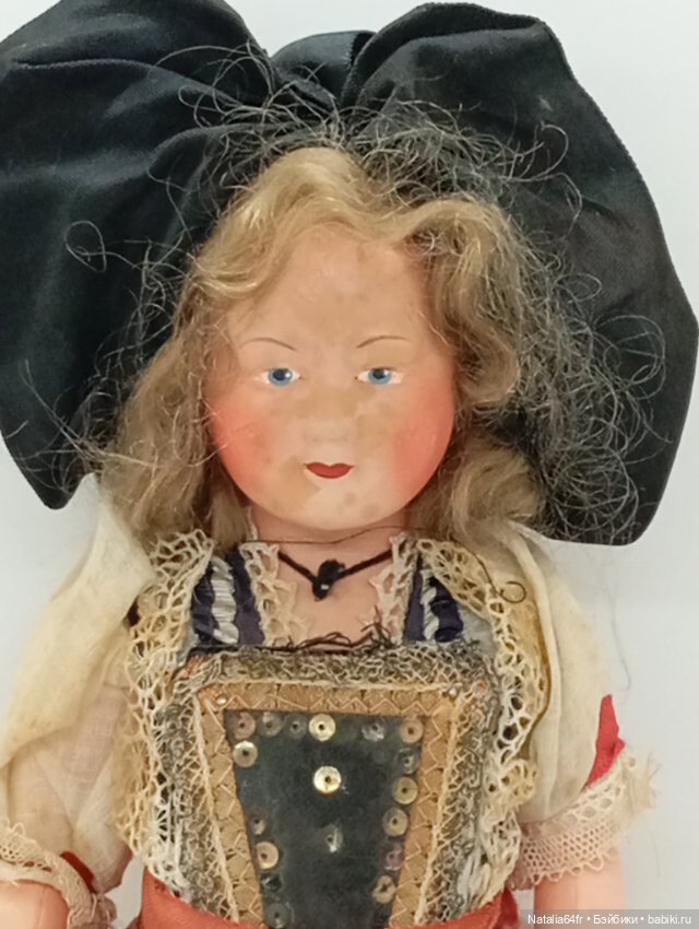 Petitcollin кукла из целлулоида Франция 27 см 50х годов (фото 2)