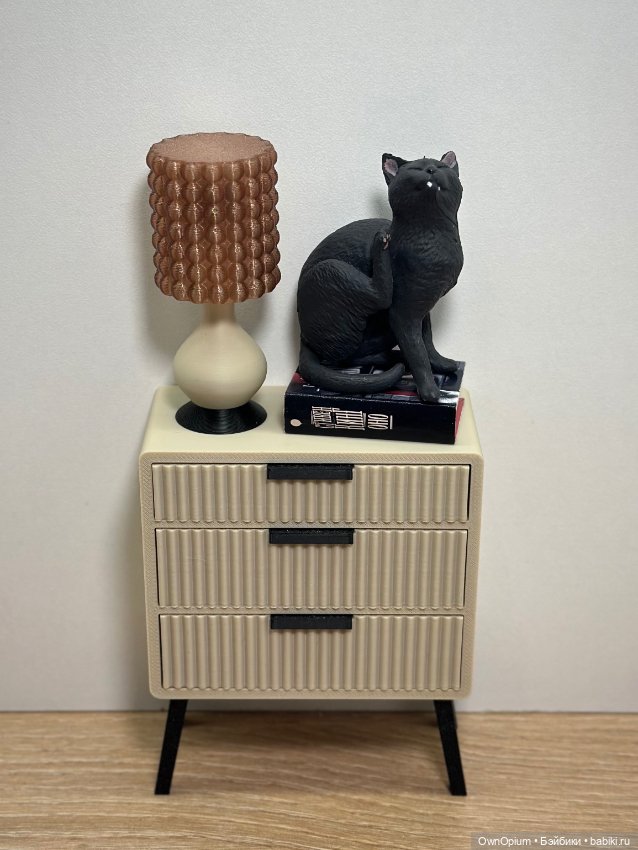 Тумба 1/6 — Кукольная мебель (фото 2)