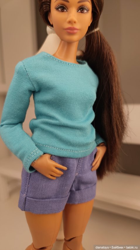 Два комплекта для Барби пышка шорты юбка (фото 2)