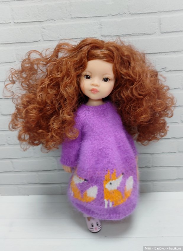 Платье Лисички для кукол Паола Рейна Paola Reina (фото 5)