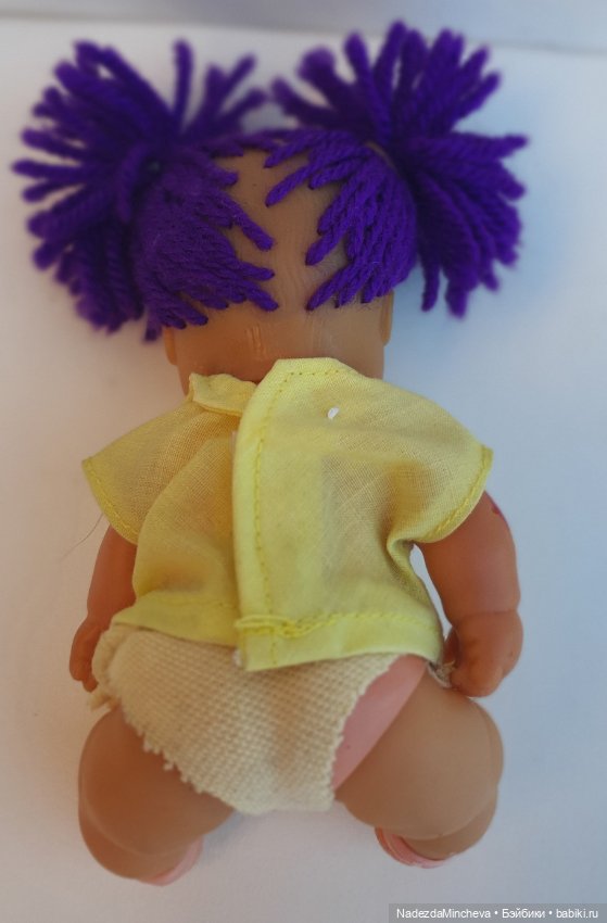 Пупс Фамоса Барригитaс Famosa Barriguitas 70-80гволосы шерсть (фото 3)