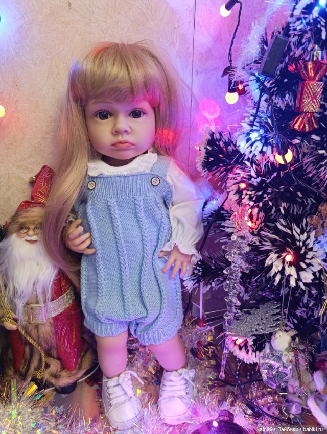 Игровой реборн, кукла почти прямые ноги (фото 3)