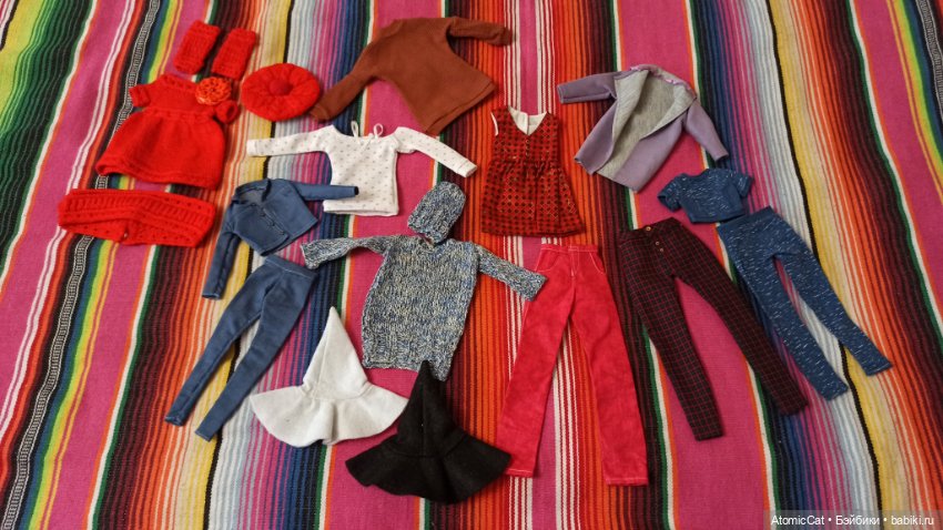 Большой лот одежды для минифи 1/4 мсд