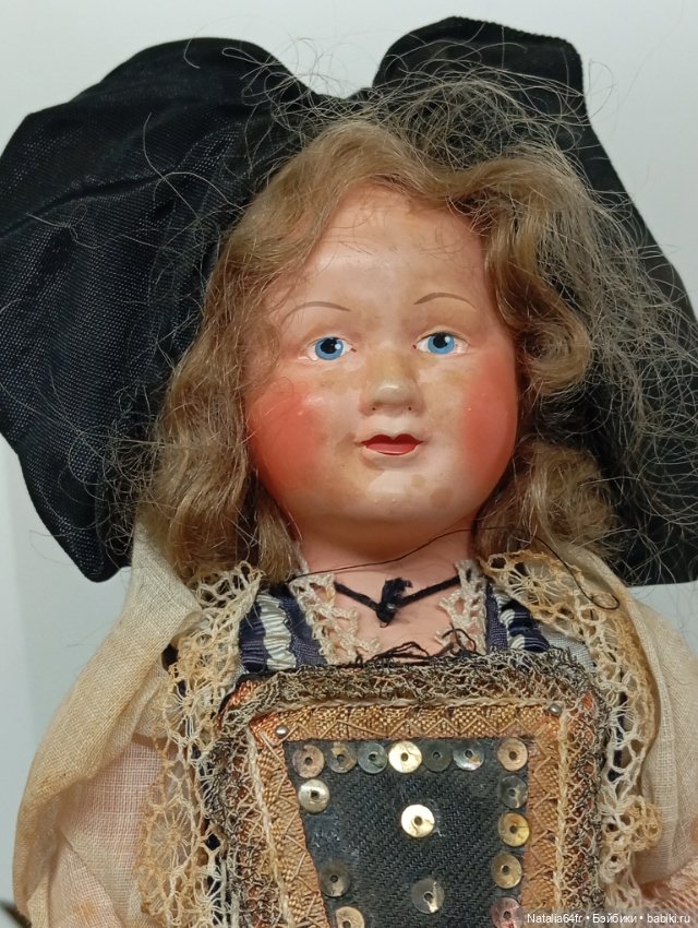 Petitcollin кукла из целлулоида Франция 27 см 50х годов (фото 6)