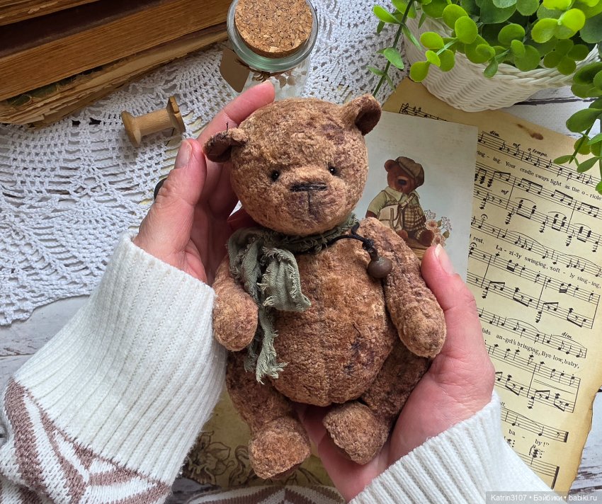 Винтажный мишка тедди — Авторские игрушки (фото 4)