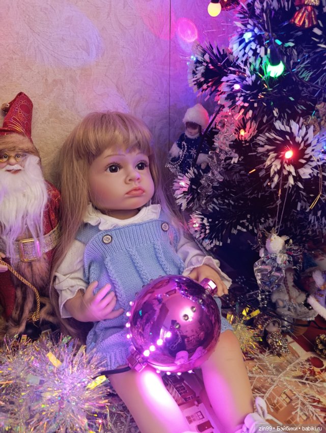 Игровой реборн, кукла почти прямые ноги (фото 4)