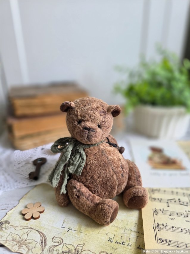 Винтажный мишка тедди — Авторские игрушки (фото 6)