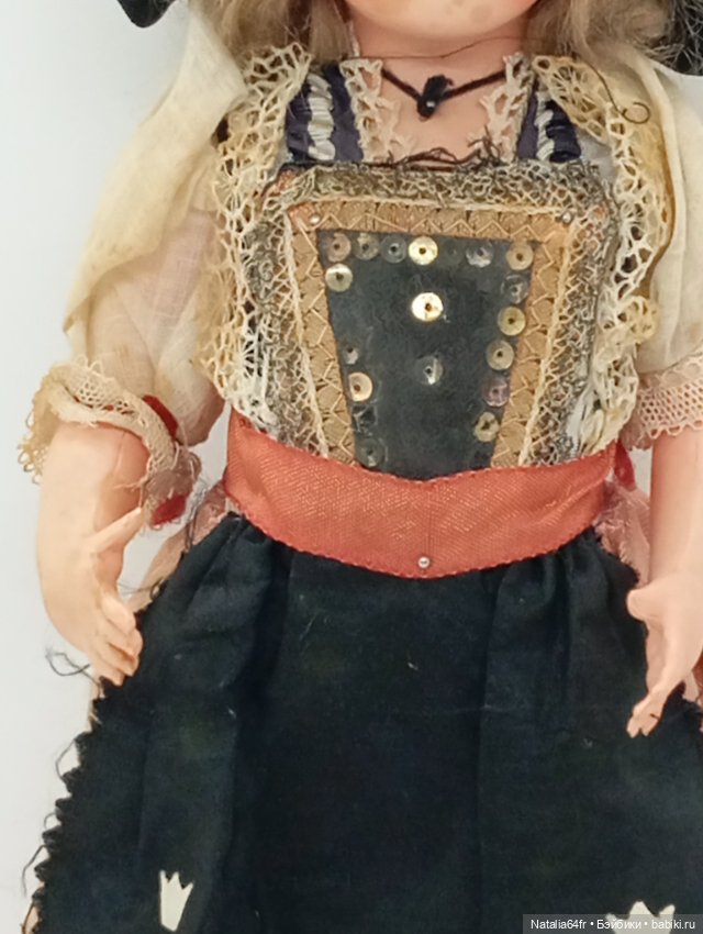 Petitcollin кукла из целлулоида Франция 27 см 50х годов (фото 3)