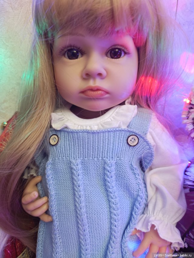Игровой реборн, кукла почти прямые ноги (фото 2)