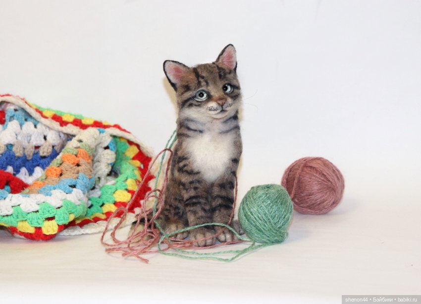 Котенок — Авторские игрушки (фото 5)