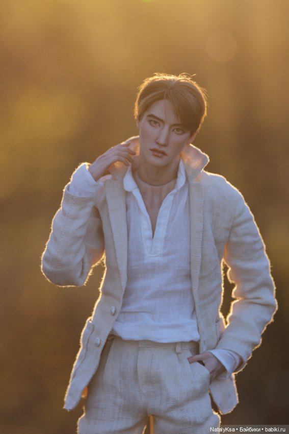 Льняной комплект для 1/4 bjd парней