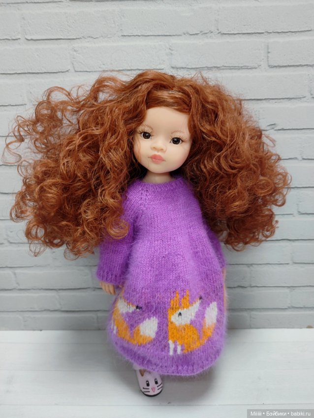 Платье Лисички для кукол Паола Рейна Paola Reina (фото 6)