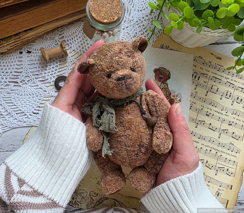 Винтажный мишка тедди — Авторские игрушки (фото 5)