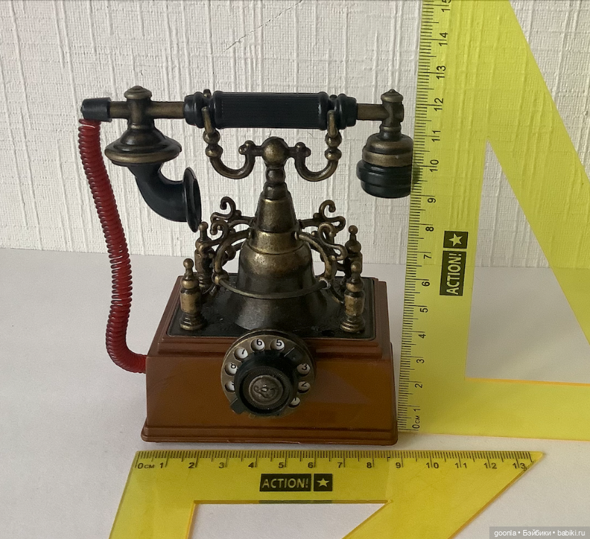 Ретро телефон для больших кукол (фото 2)