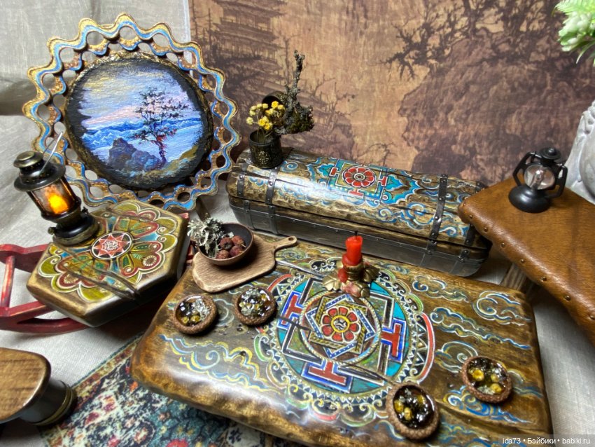 Мебель в бурятском стиле - ручная роспись (фото 2)