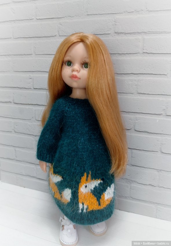 Платье Лисички 2 для кукол Паола Рейна Paola Reina (фото 6)