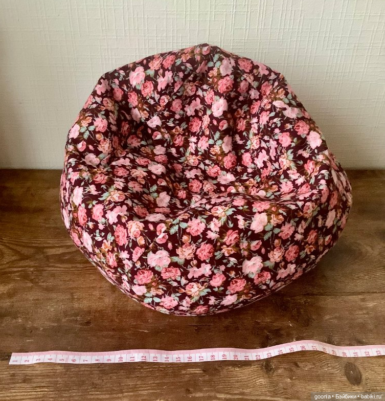 Кресло-пуфик с наполнителем для кукол от 50см (фото 2)