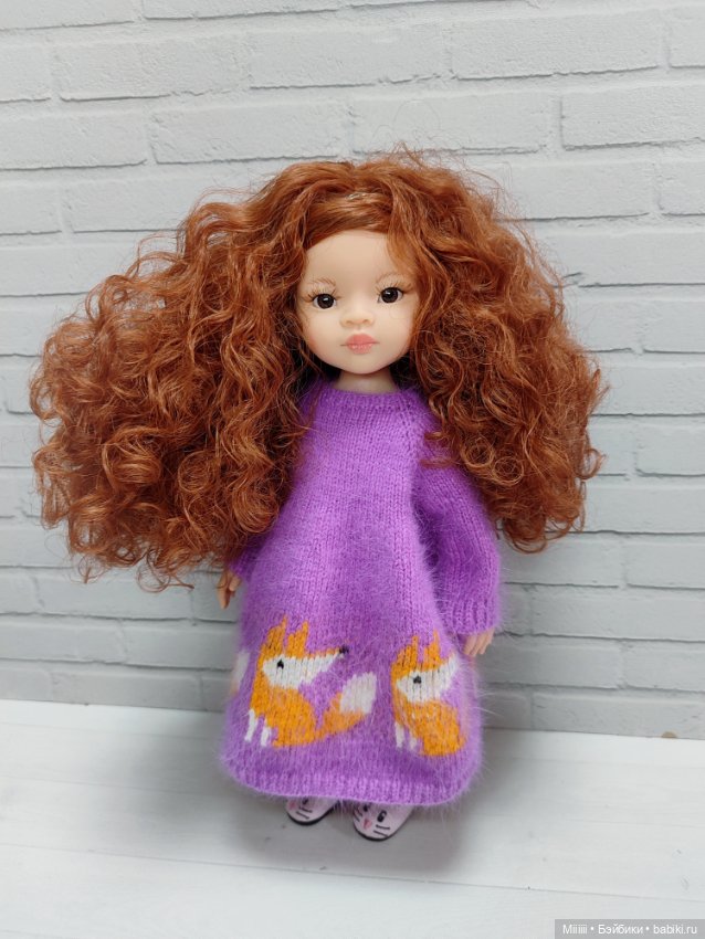 Платье Лисички для кукол Паола Рейна Paola Reina