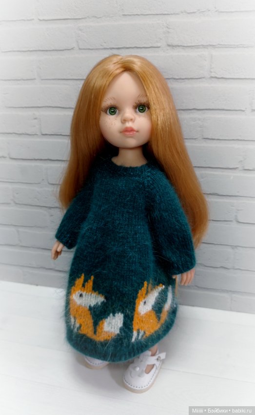 Платье Лисички 2 для кукол Паола Рейна Paola Reina (фото 2)