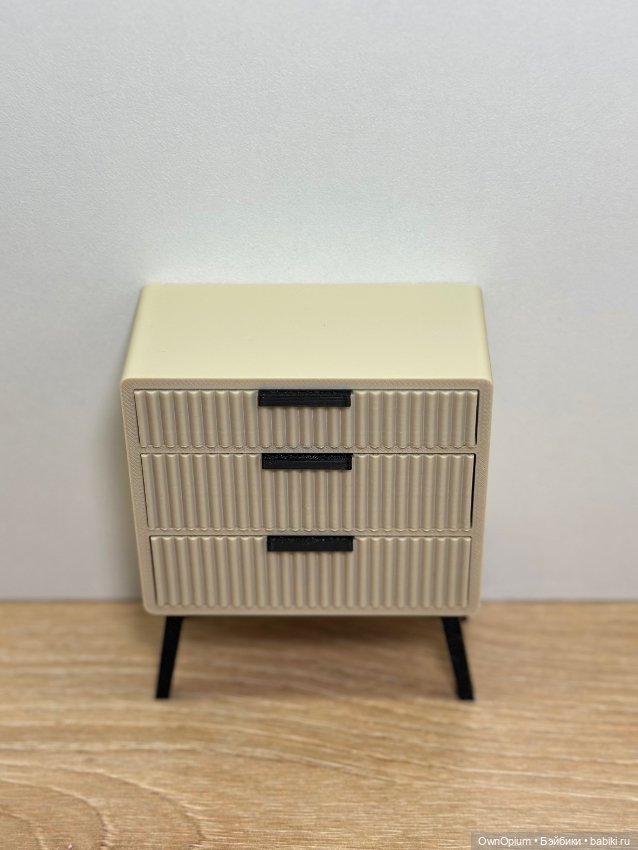 Тумба 1/6 — Кукольная мебель (фото 4)