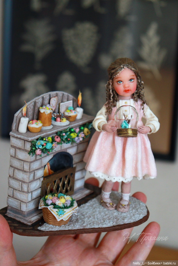 Пасхальное чудо. Интерьерная ватная игрушка (фото 7)