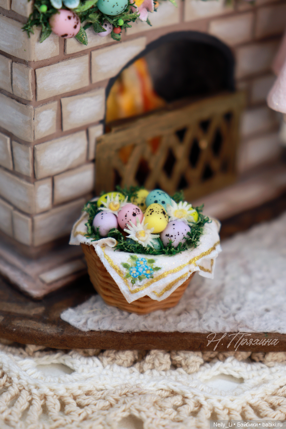 Пасхальное чудо. Интерьерная ватная игрушка (фото 4)