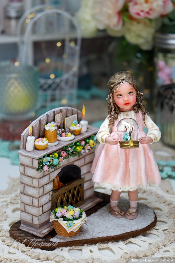 Пасхальное чудо. Интерьерная ватная игрушка