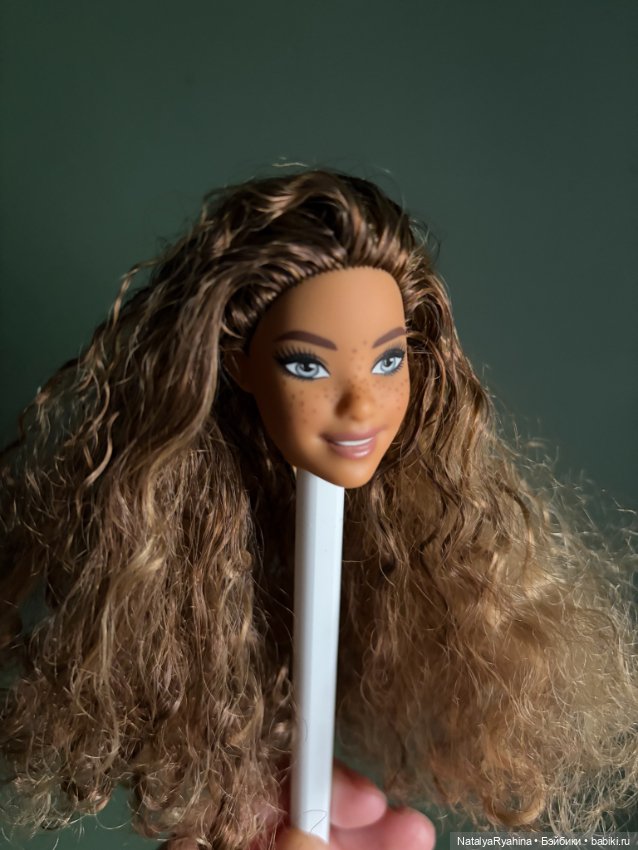 Голова Barbie Fashionistas 85 Glam Boho Doll FJF70 молд Карнавал