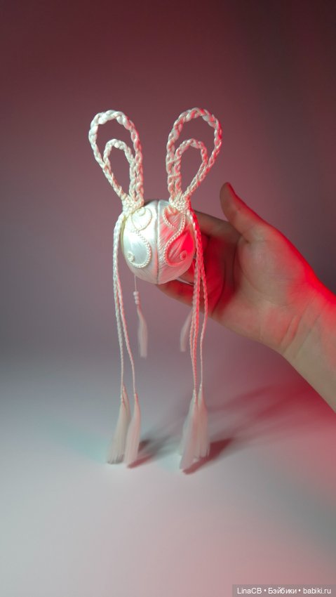 Кукольный парик "Белый кролик" (фото 3)