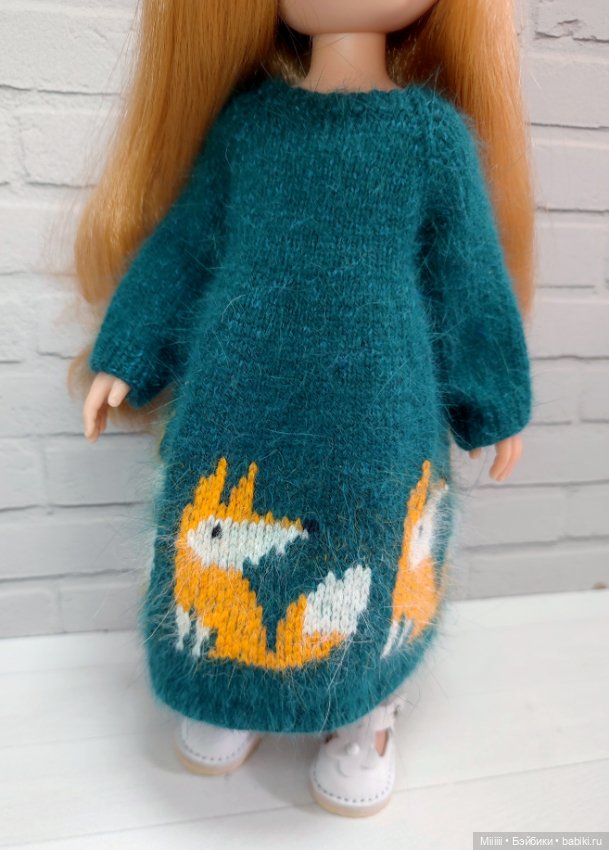 Платье Лисички 2 для кукол Паола Рейна Paola Reina (фото 4)