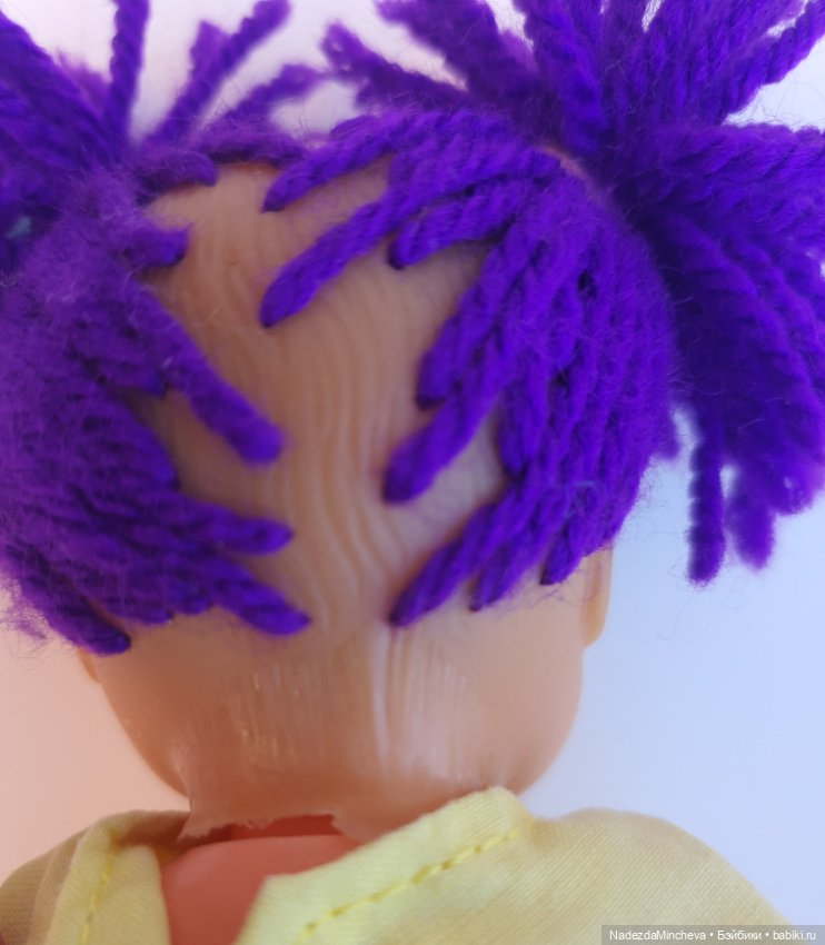 Пупс Фамоса Барригитaс Famosa Barriguitas 70-80гволосы шерсть (фото 5)