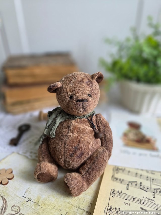 Винтажный мишка тедди — Авторские игрушки
