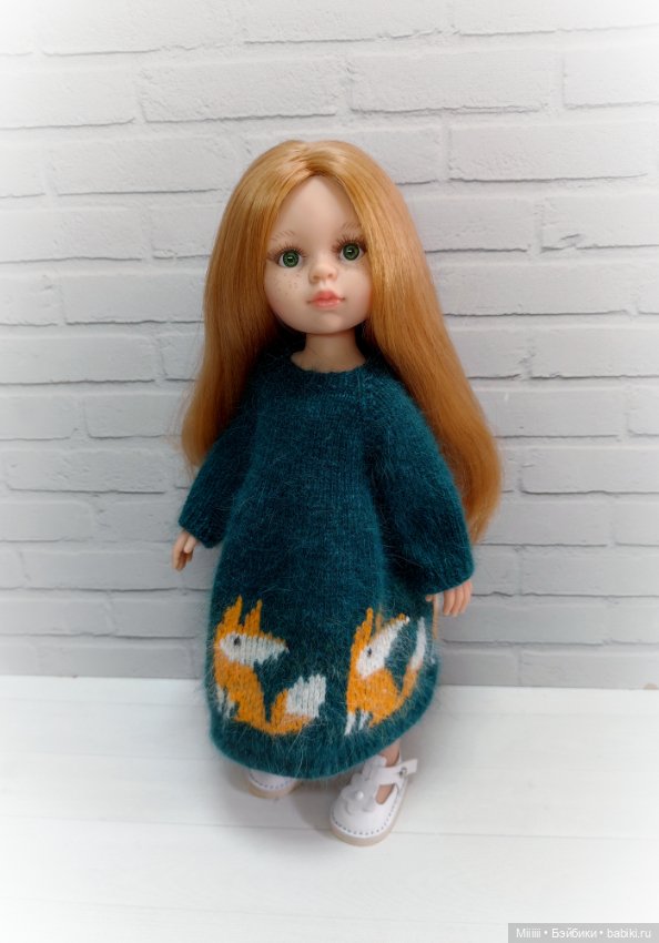 Платье Лисички 2 для кукол Паола Рейна Paola Reina (фото 3)