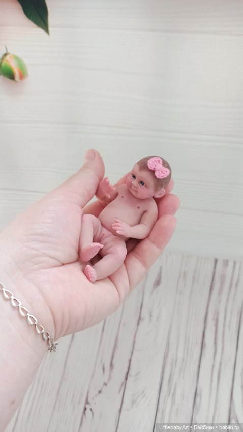 Силиконовая девочка 11 см (фото 8)