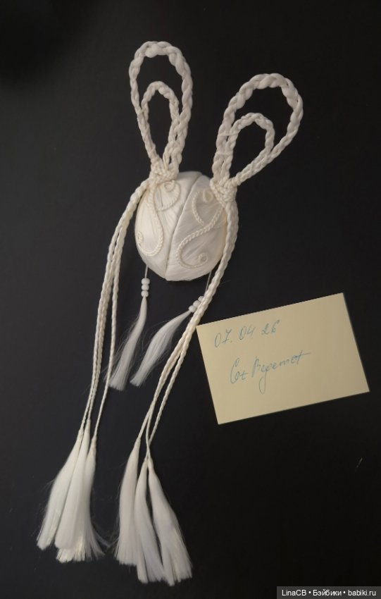 Кукольный парик "Белый кролик" (фото 4)